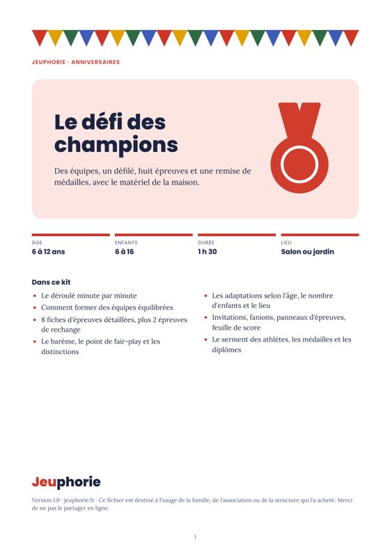 Couverture du fichier : Le défi des champions