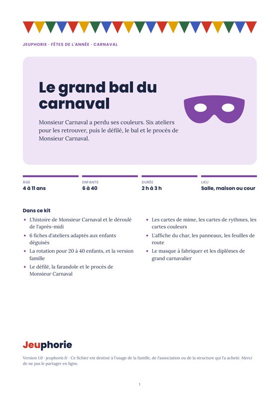 Couverture du fichier : Le grand bal du carnaval