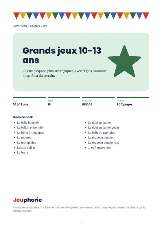 Couverture du fichier : Grands jeux 10-13 ans
